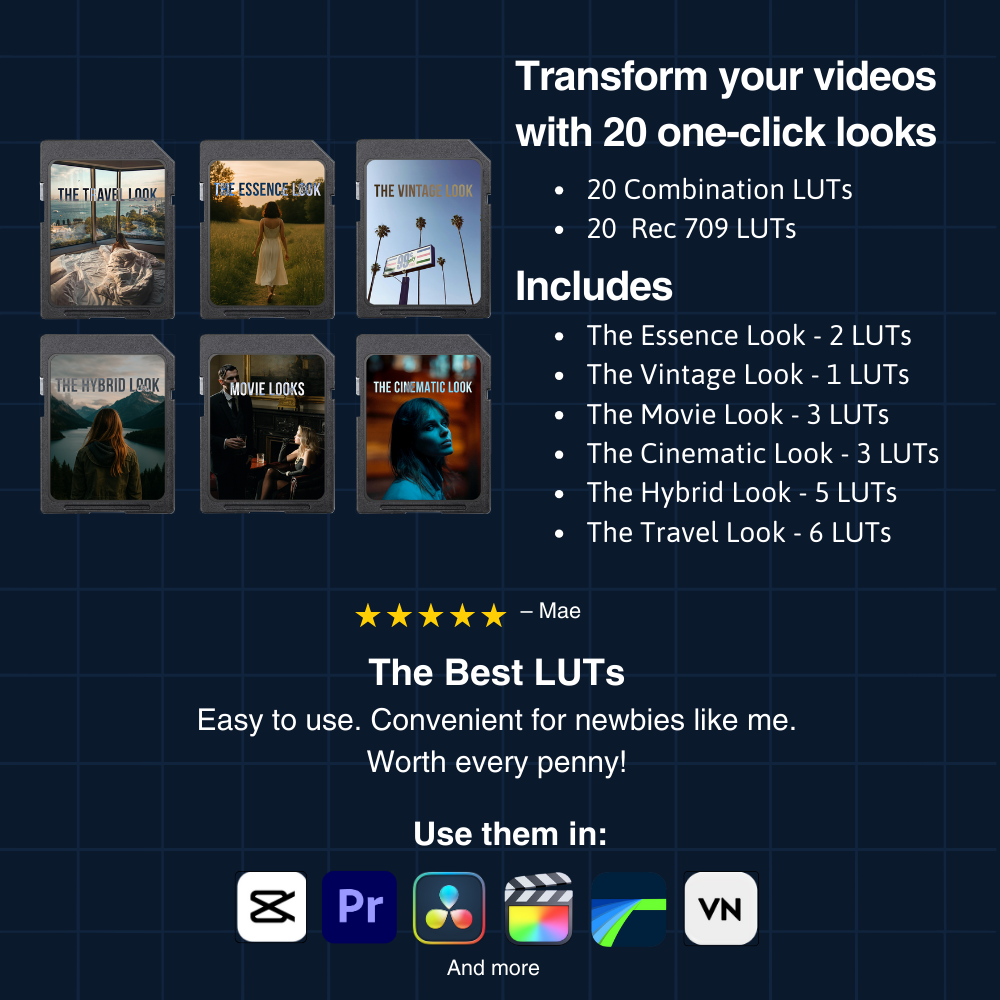 D-Log M Combination LUTs