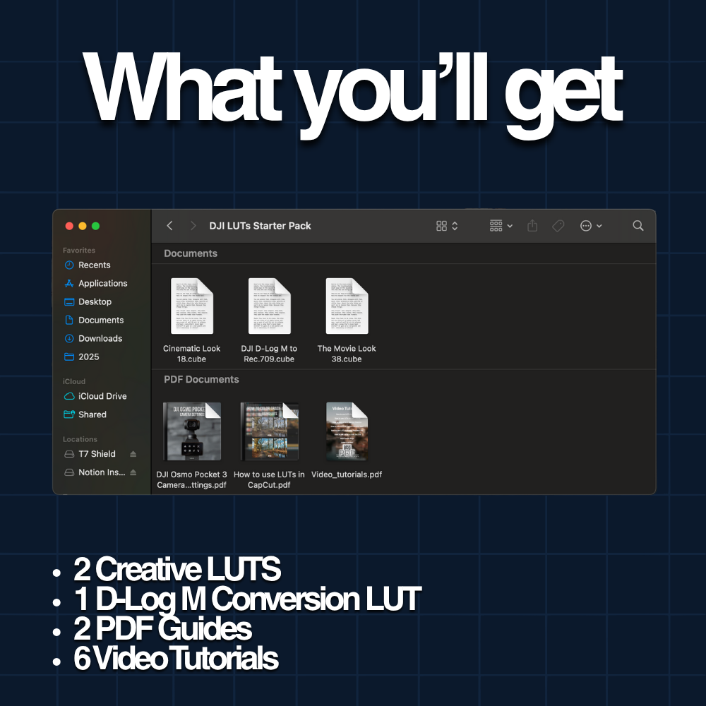 DJI LUTs Starter Pack
