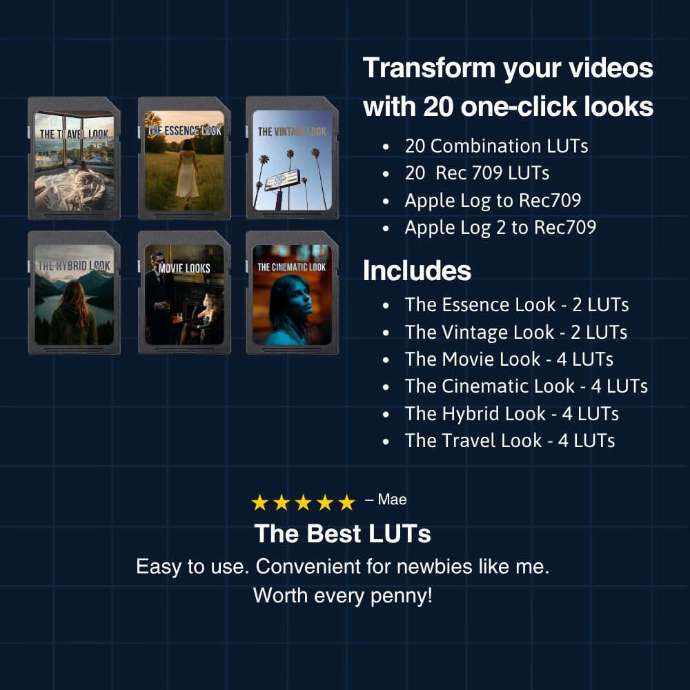 Apple LOG Combination LUTs