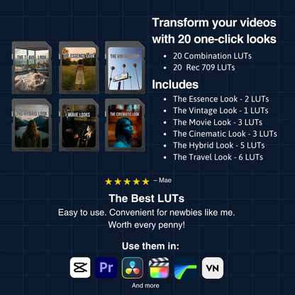 D-Log M Combination LUTs