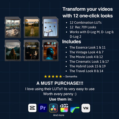 DJI Combo LUTs Pack
