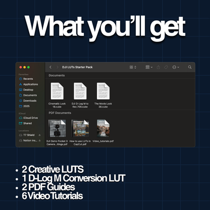 DJI LUTs Starter Pack